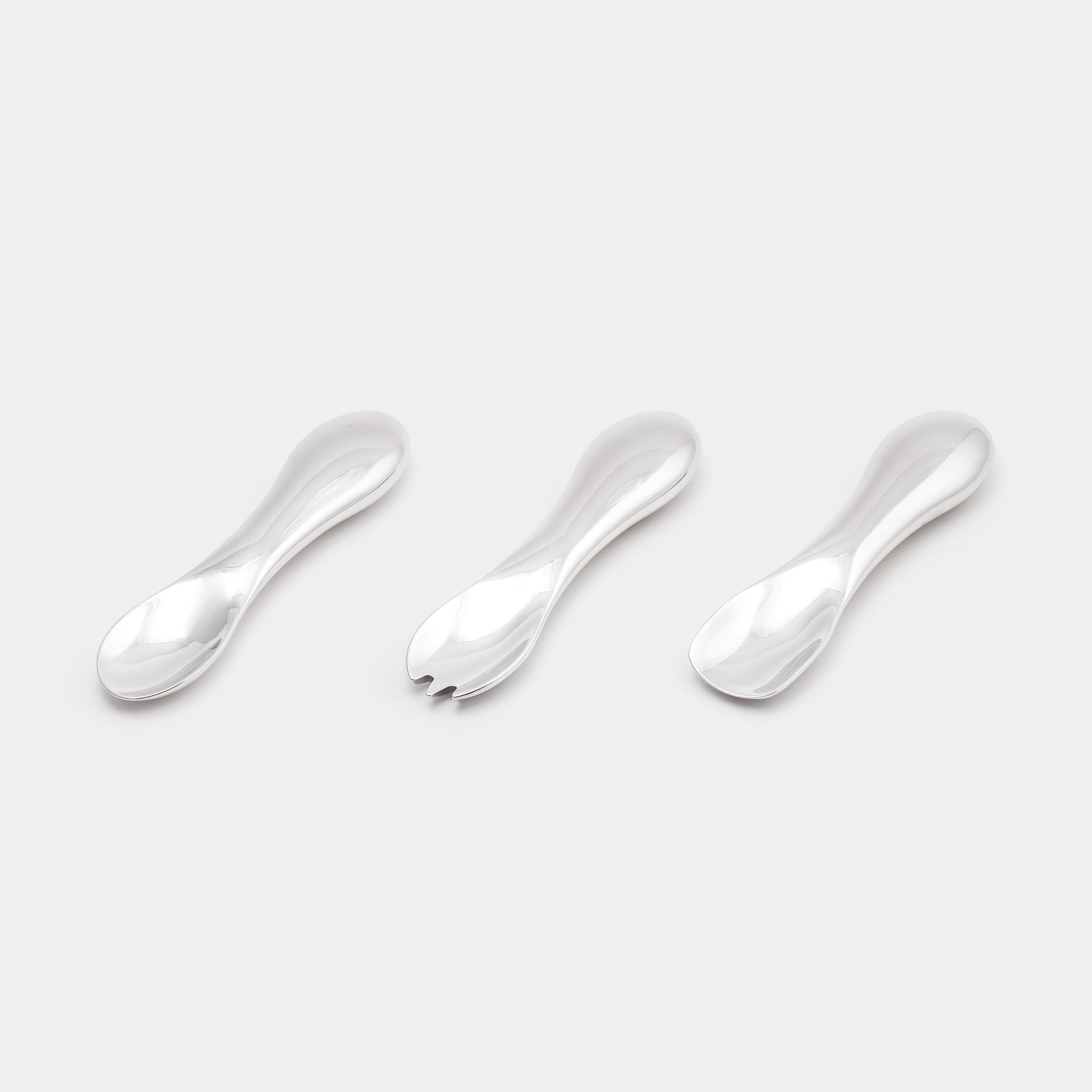 15.0 % Ice Cream Spoon lineup - Vanilla Strawberry Chocolate