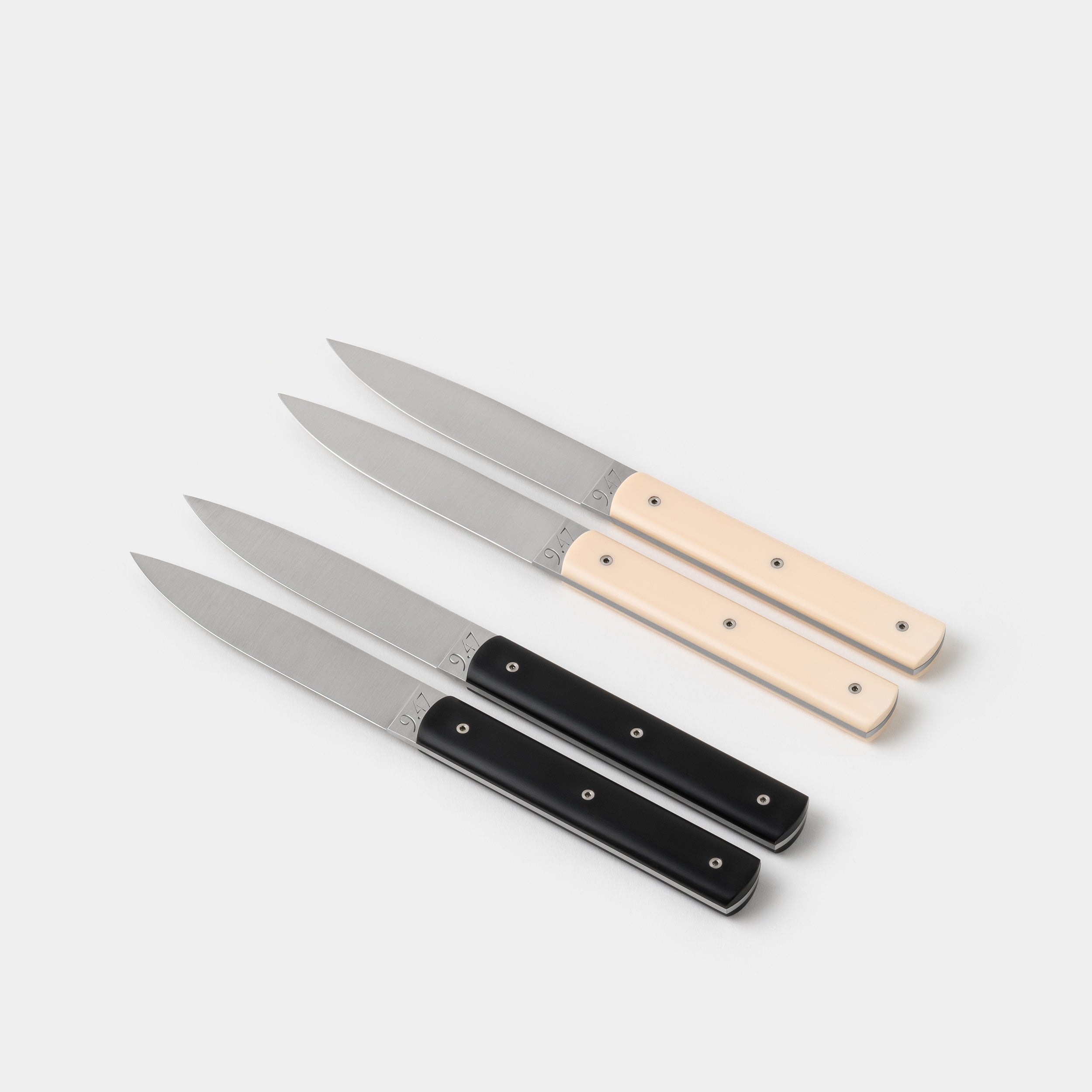 Perceval 9.47 Table Knife Black & Cream