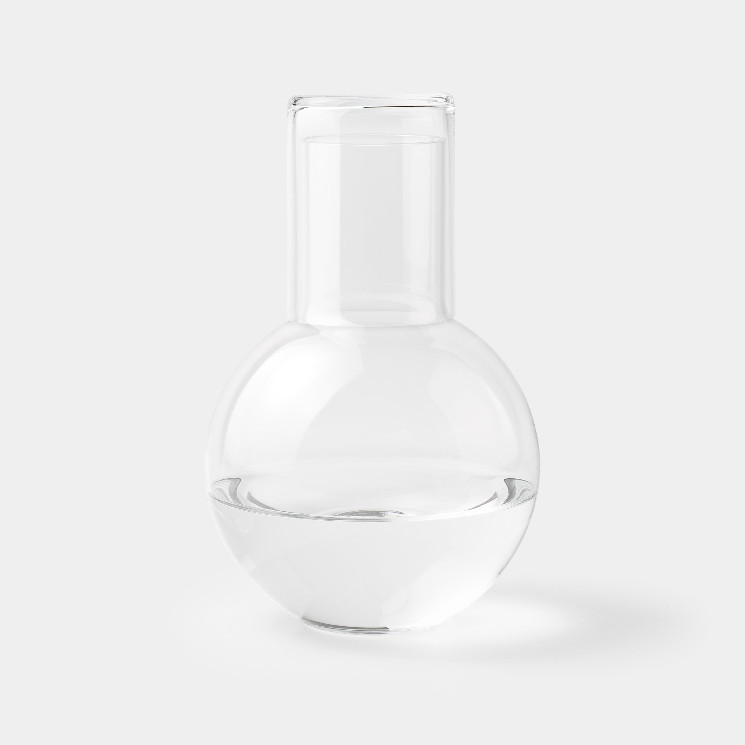 Hand Blown Glass Bedside Carafe