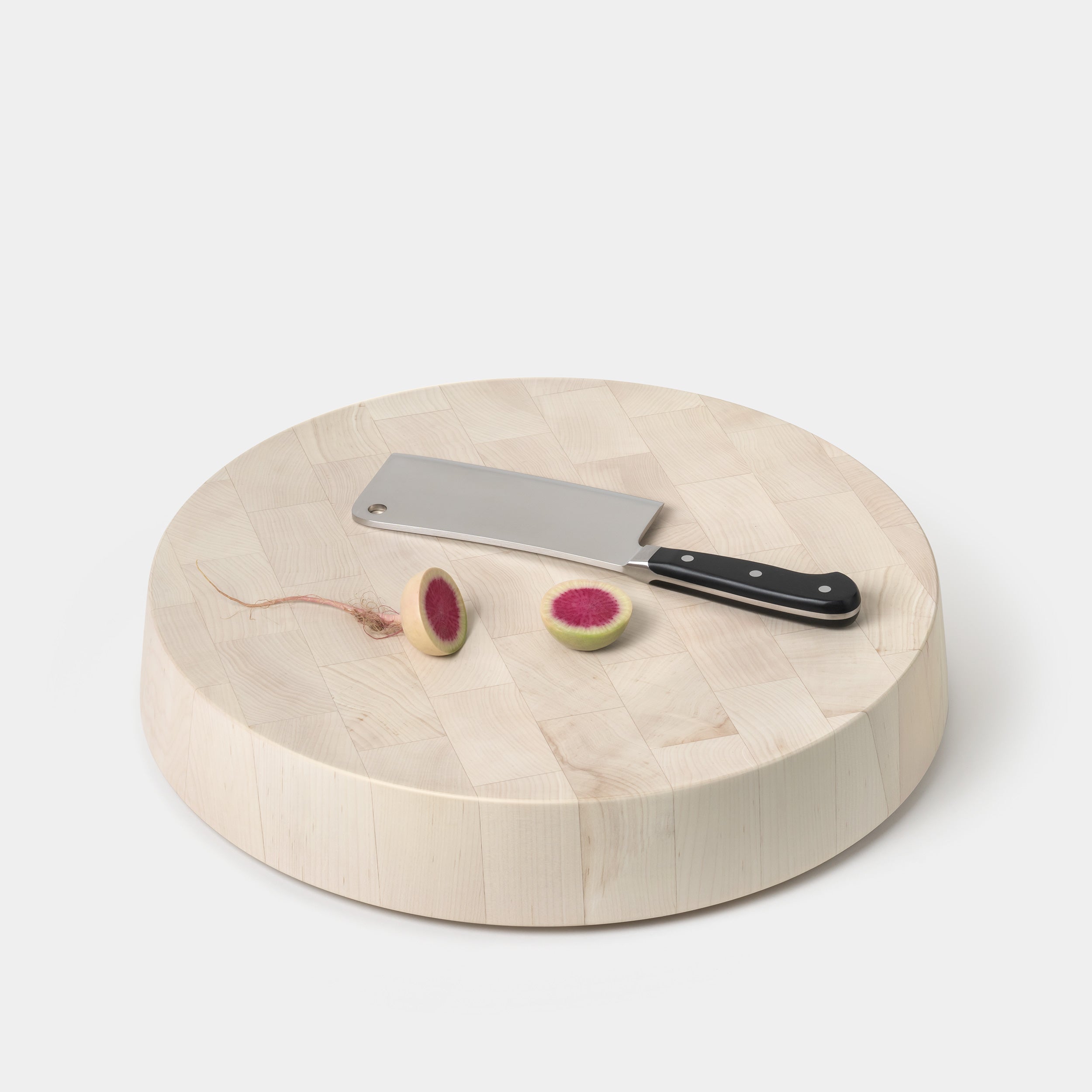 Blackcreek Mercantile Butcher Block Round Blonde Maple