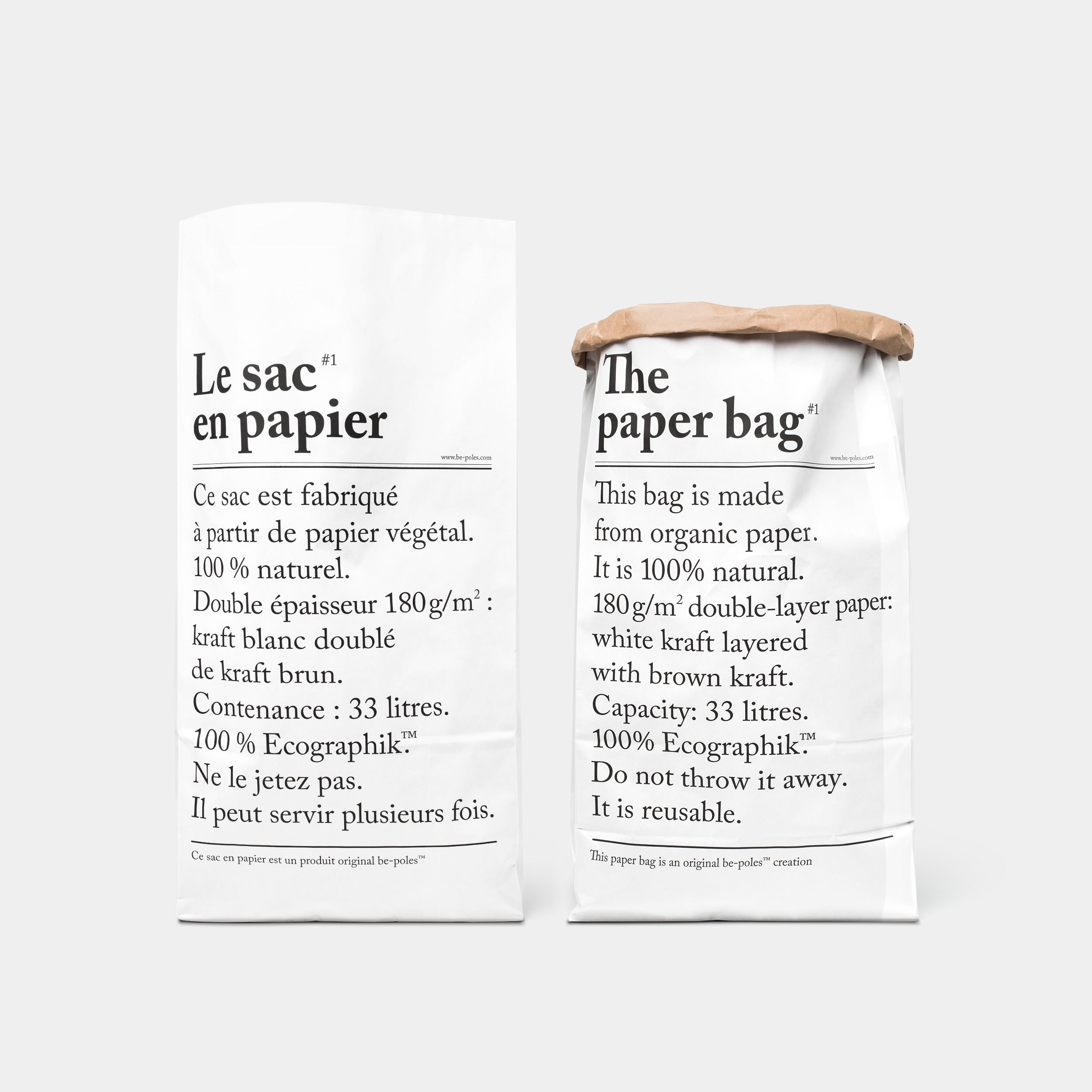 Collection L’Article Paper Bag front and back