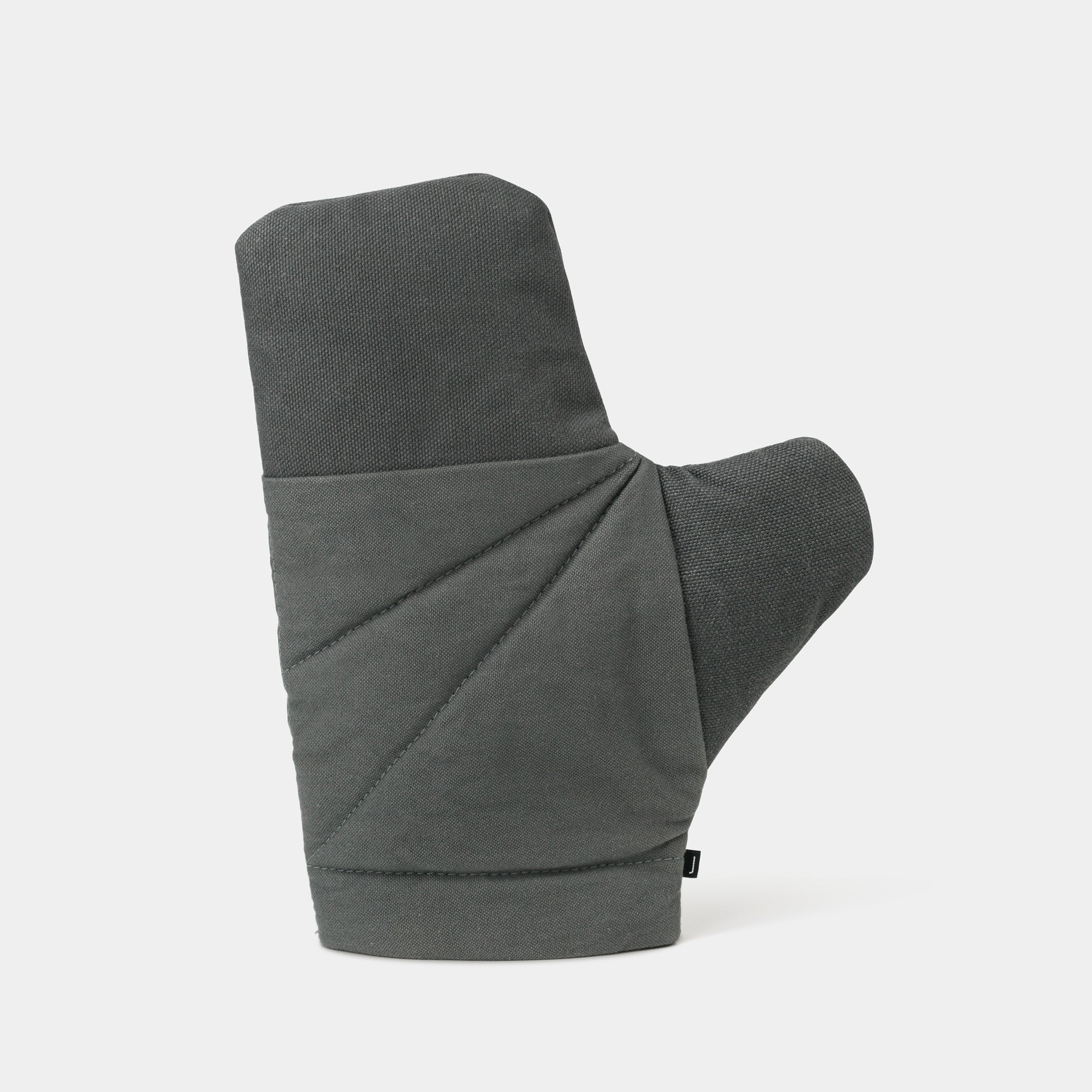 Jobu Oven Mitt in Gray Canvas