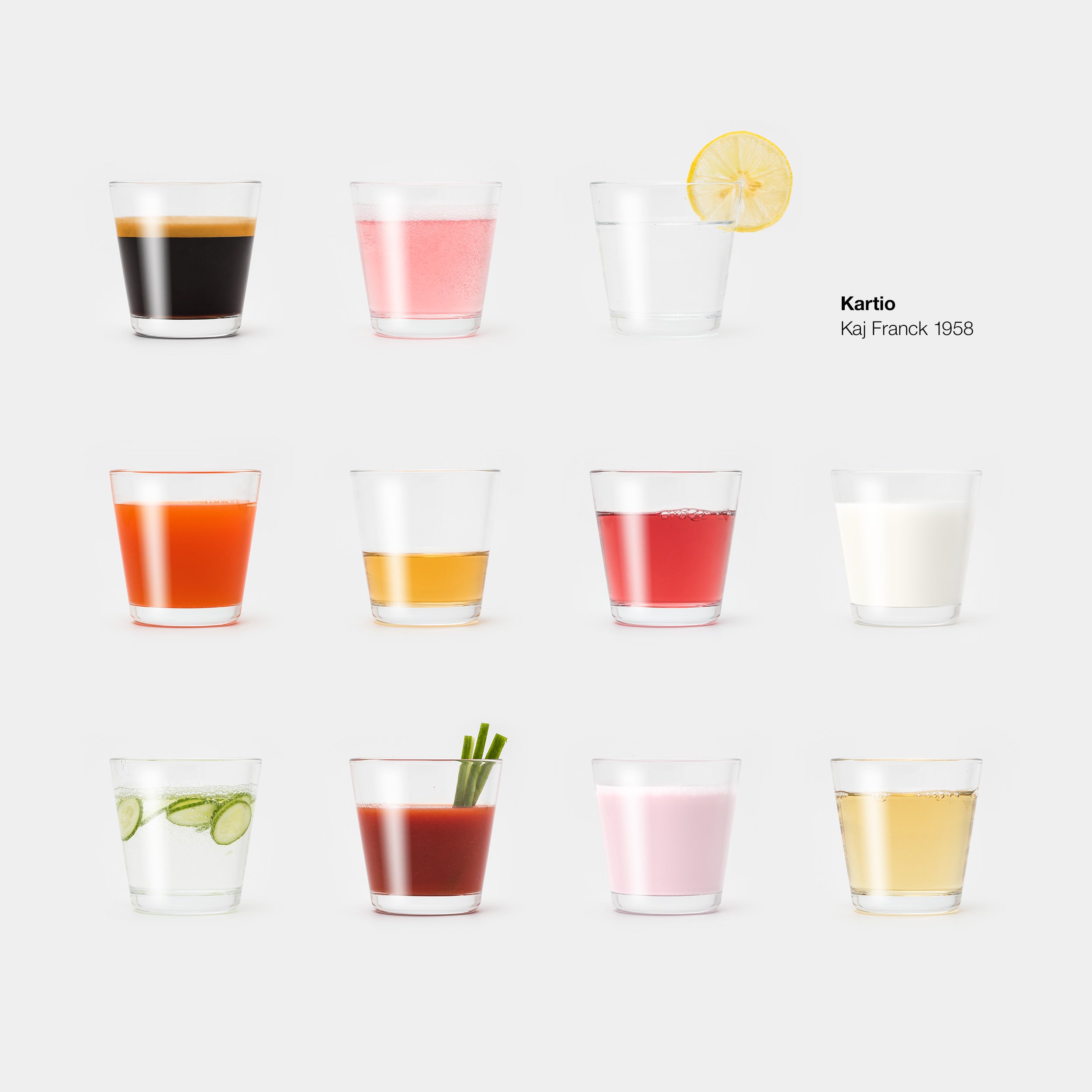 Kartio Small with assorted drinks