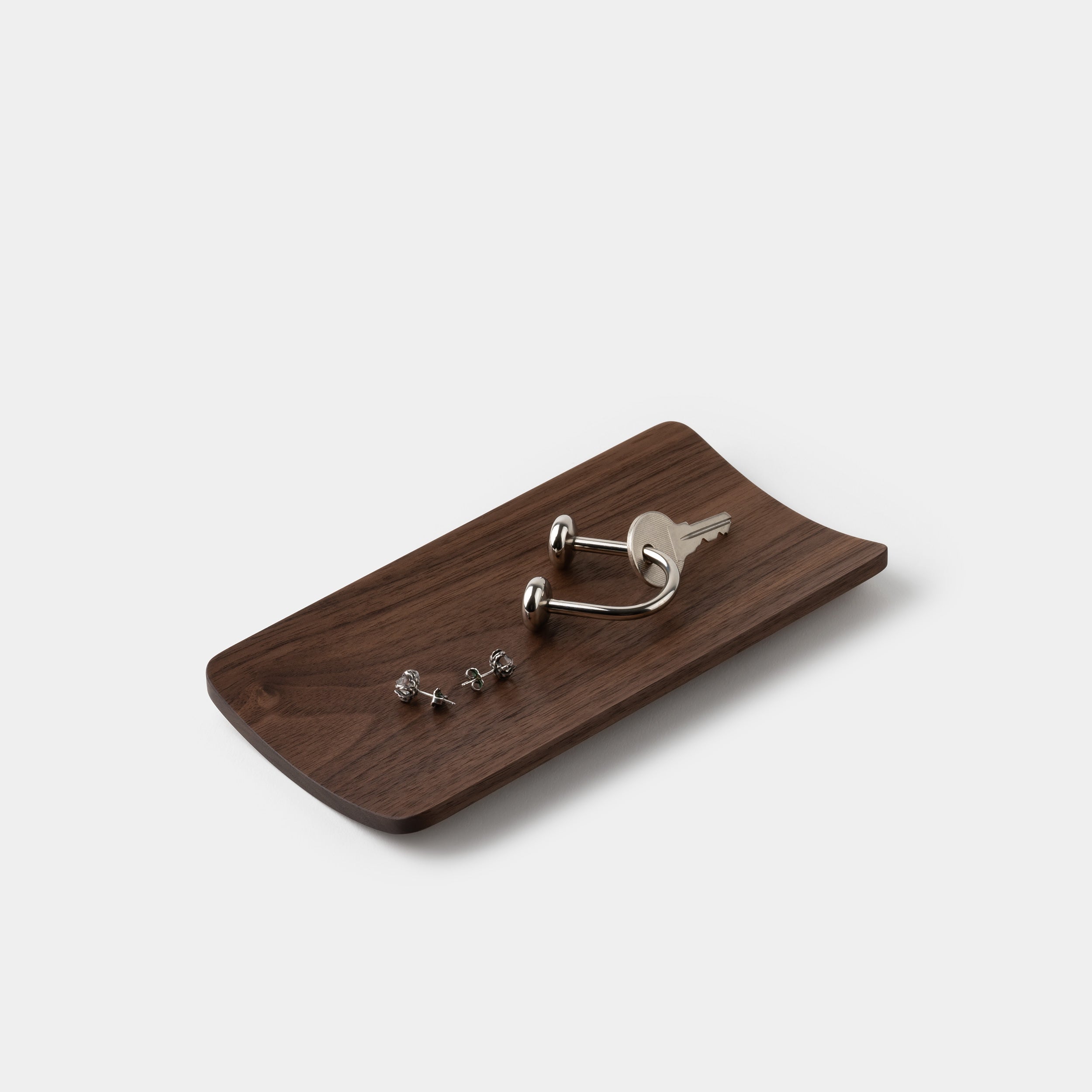 Mogu Kagu Valet Tray Walnut – Angle