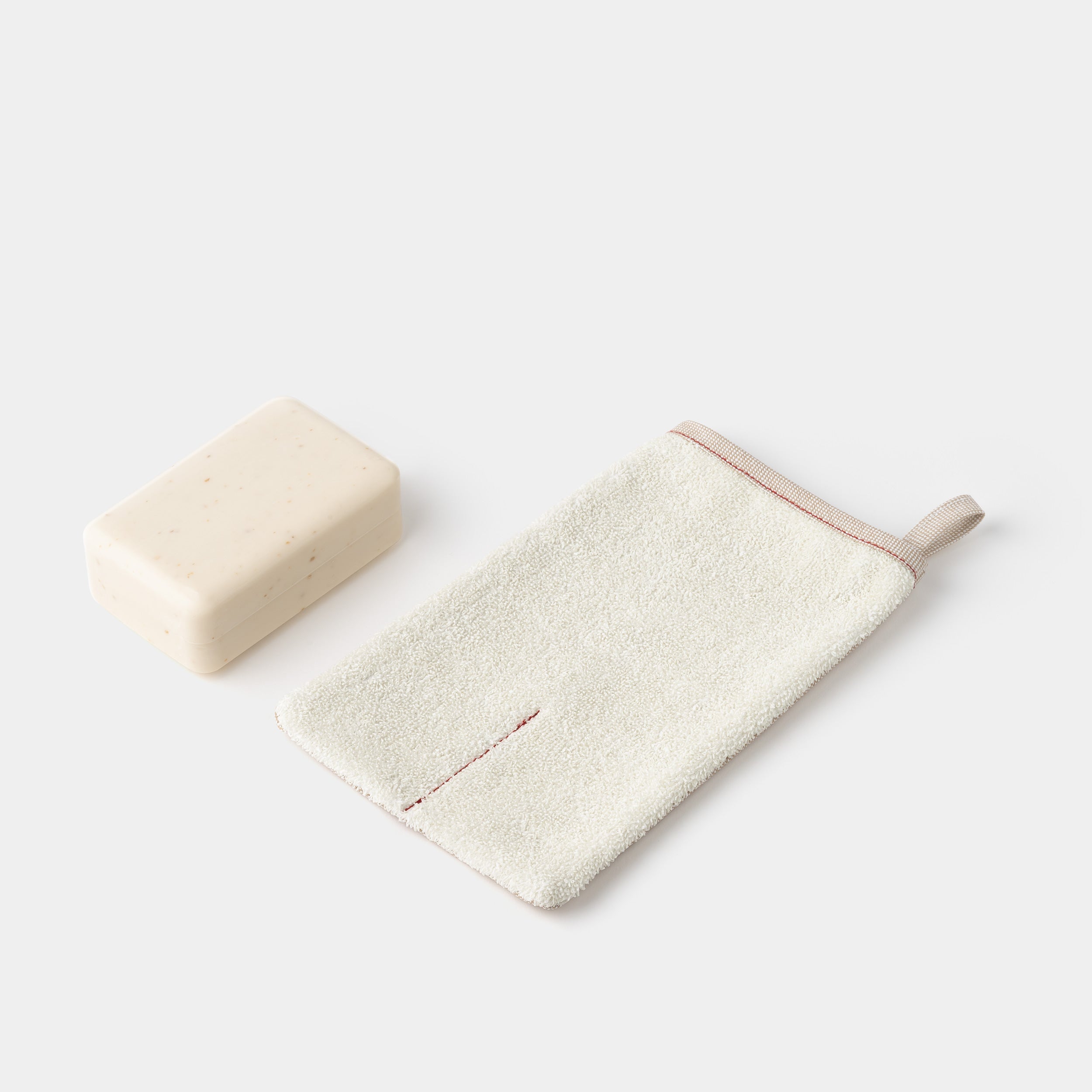 Sasawashi Body Scrub Mitt With Soap