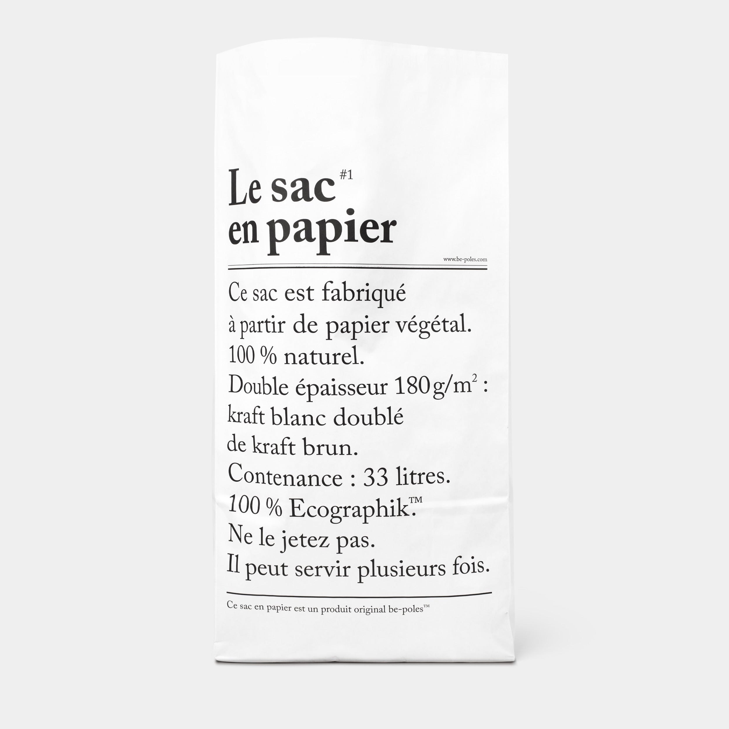 Collection L'Article Paper Bag by Studio Be-Pôles