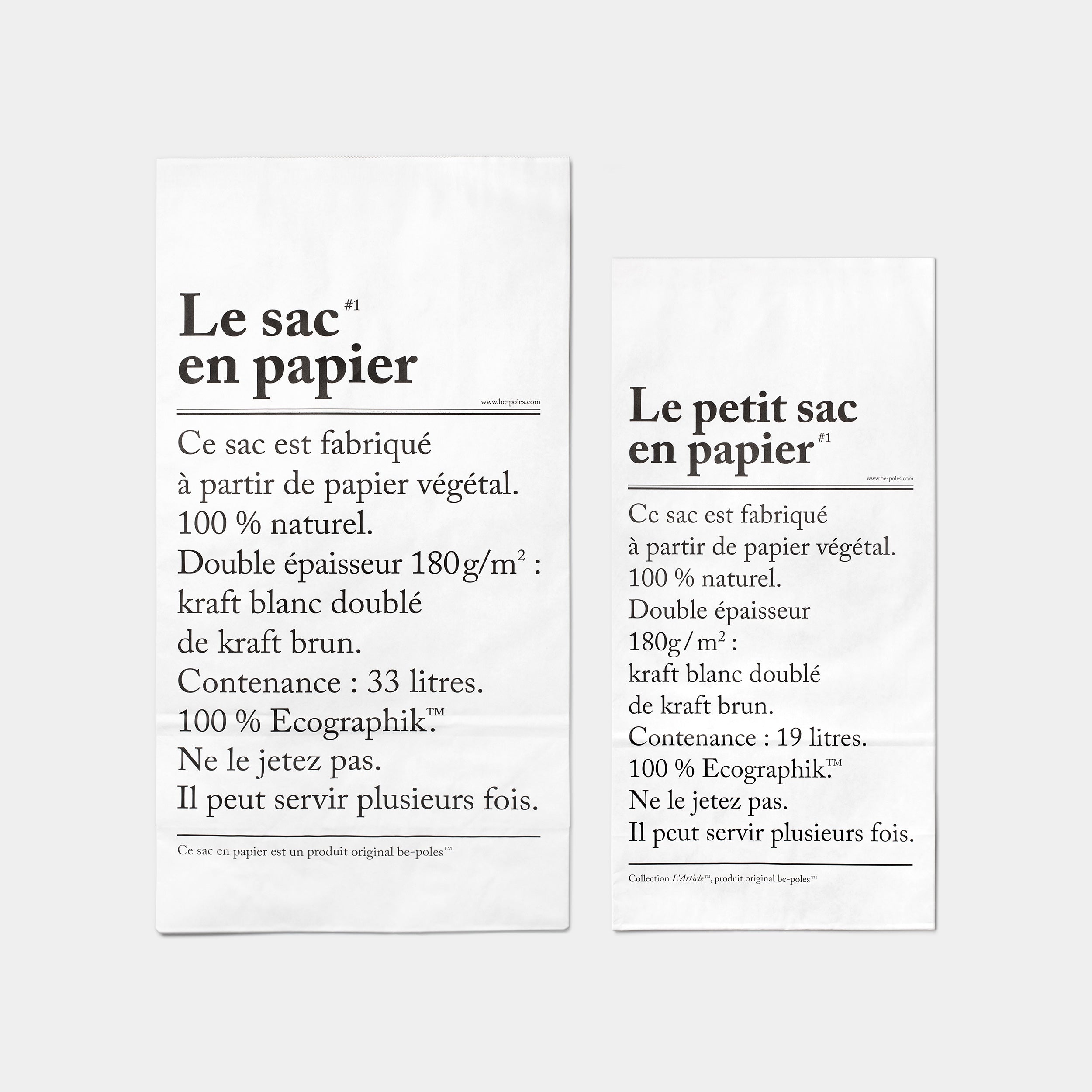 Collection L’Article Paper Bag Small and Large top