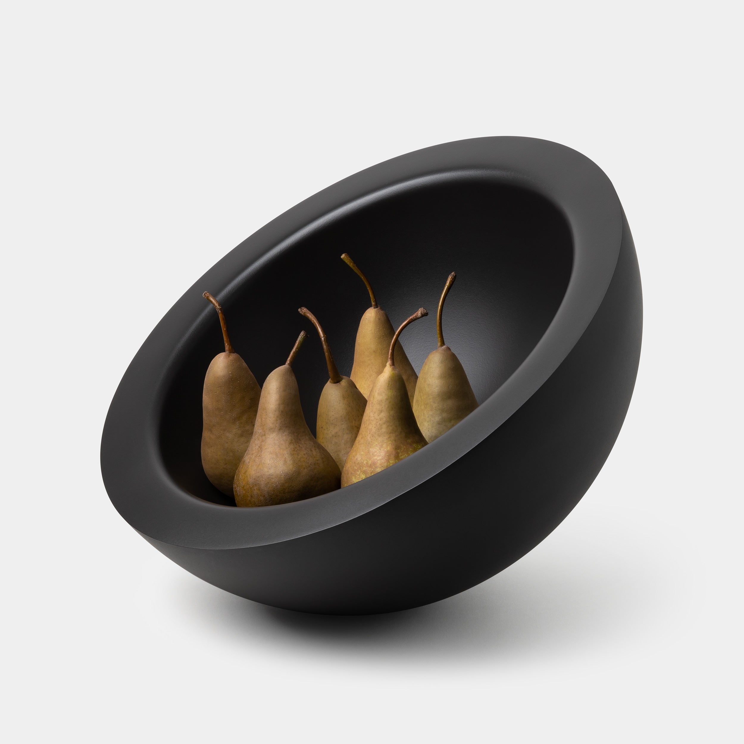 John Pawson Hemisphere Bowl – Bronzed, with pears