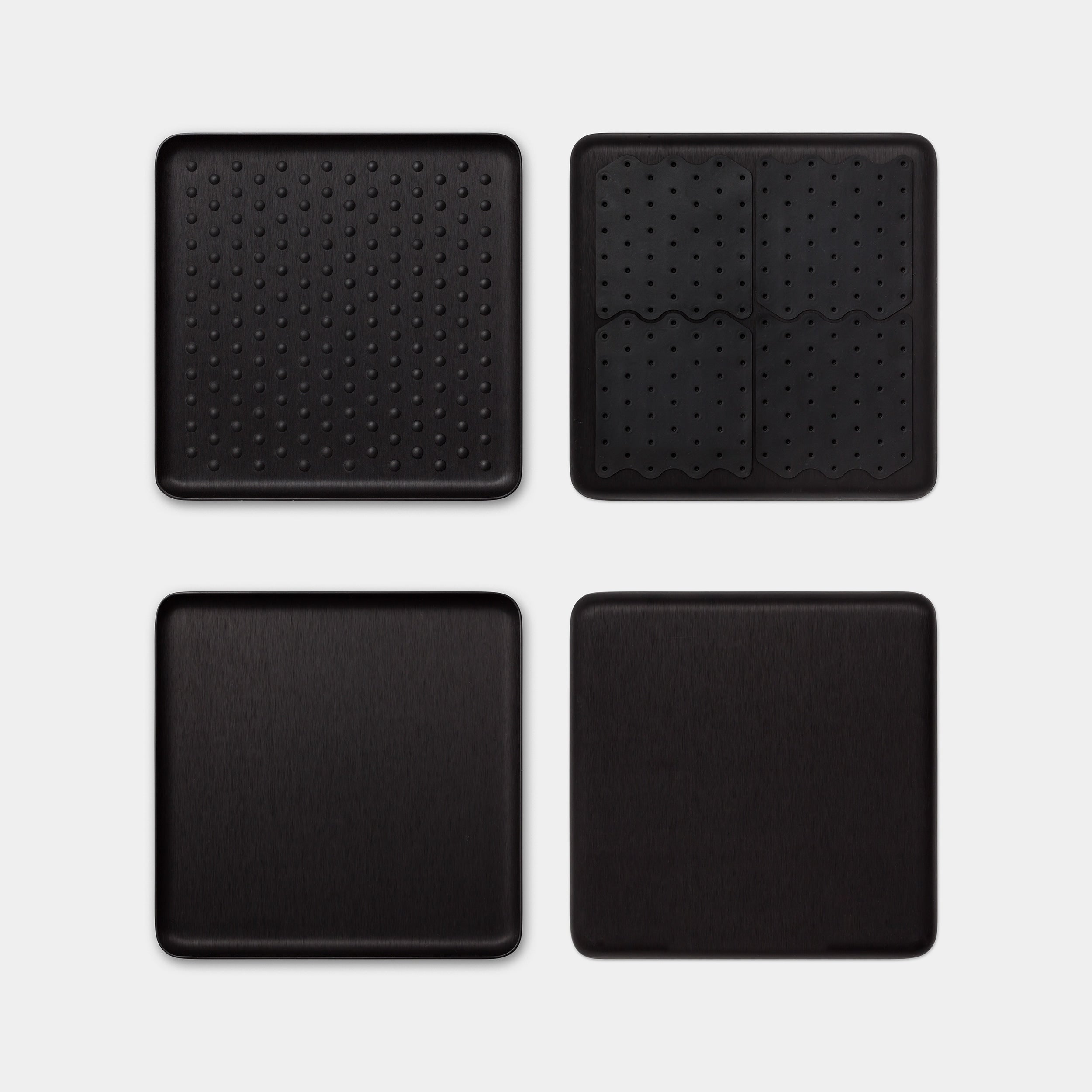 Kaymet Pressed Tray Black Grip and Black top and bottom