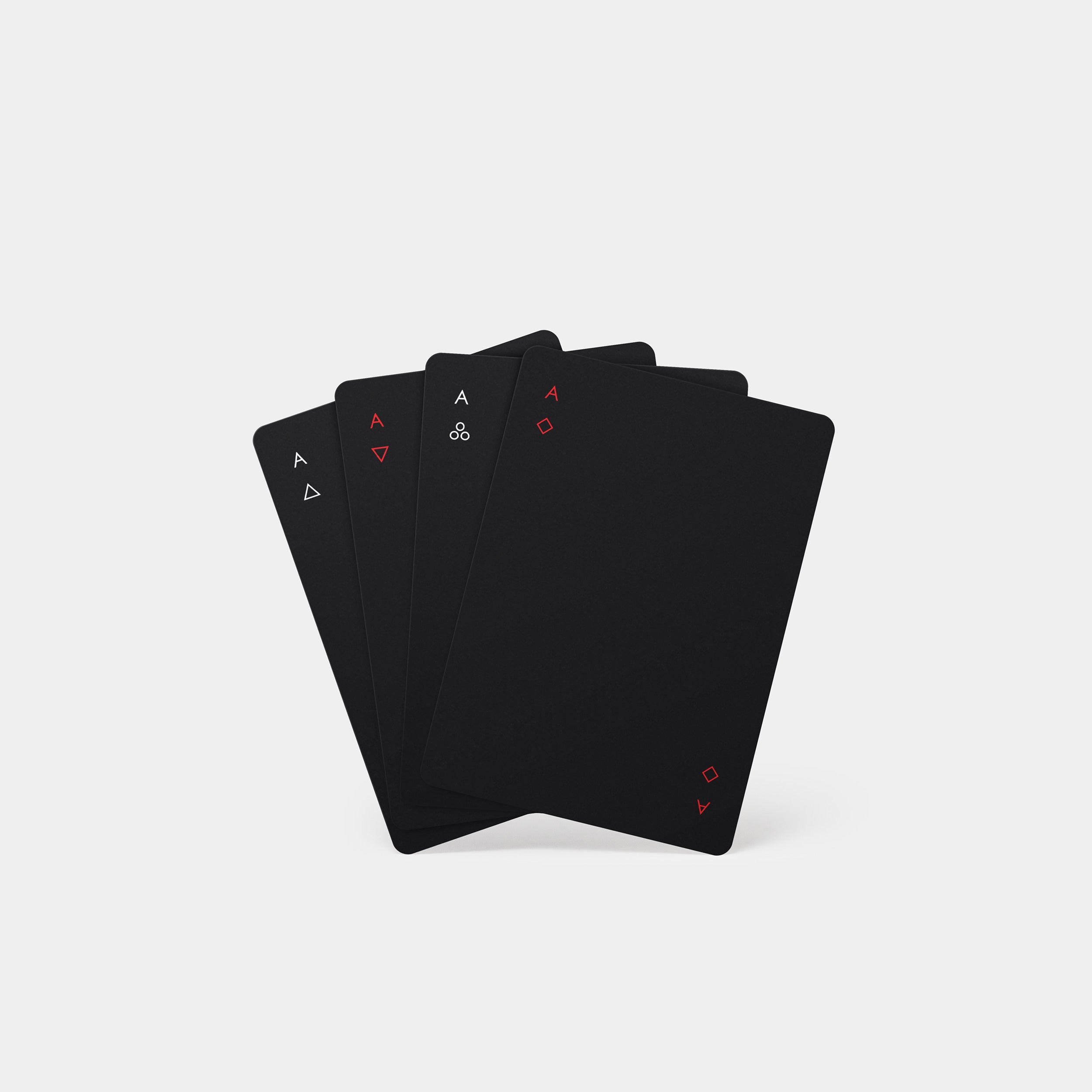 Minim Playing Cards Black
