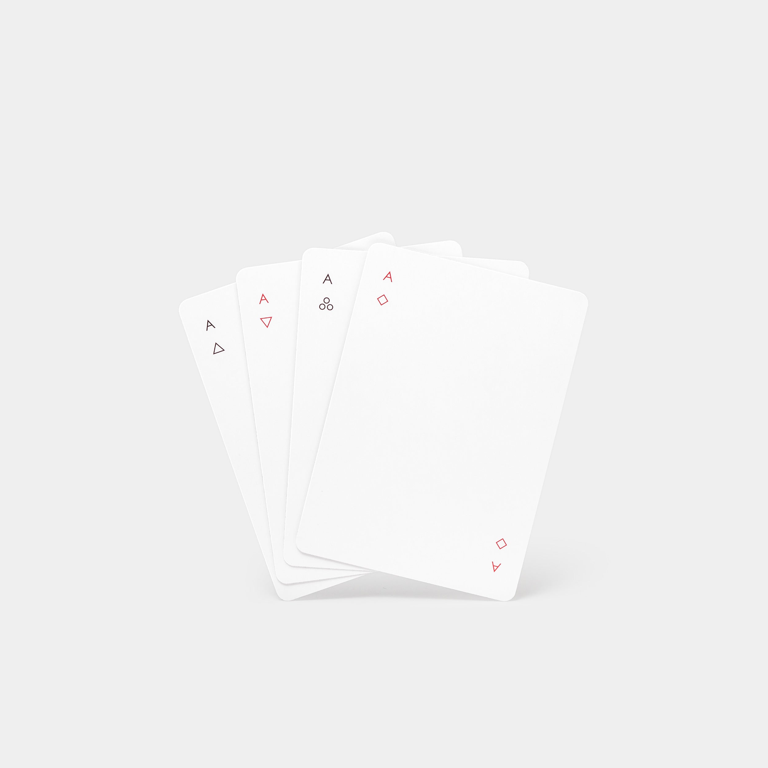 Minim Playing Cards White
