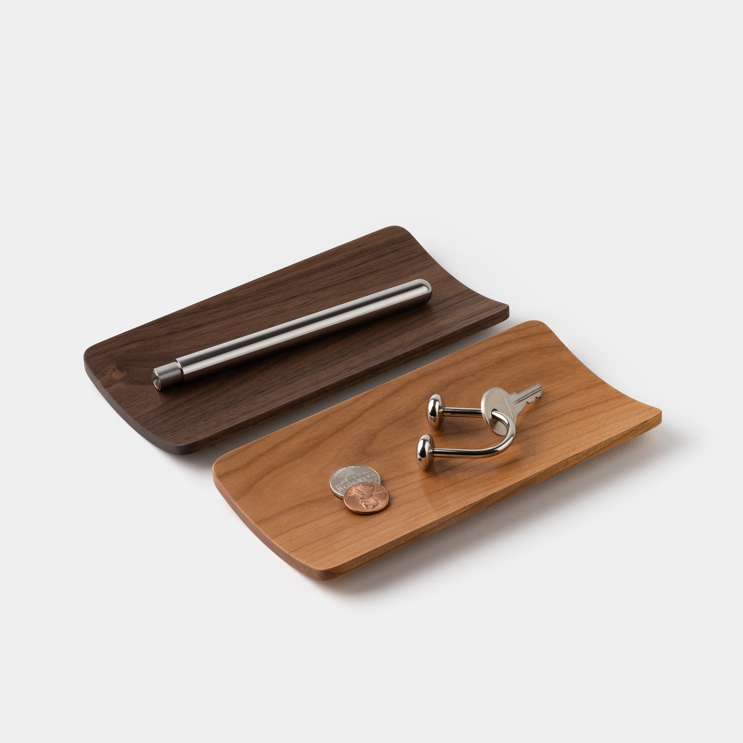 Mogu Kagu Valet Tray Walnut and Cherry