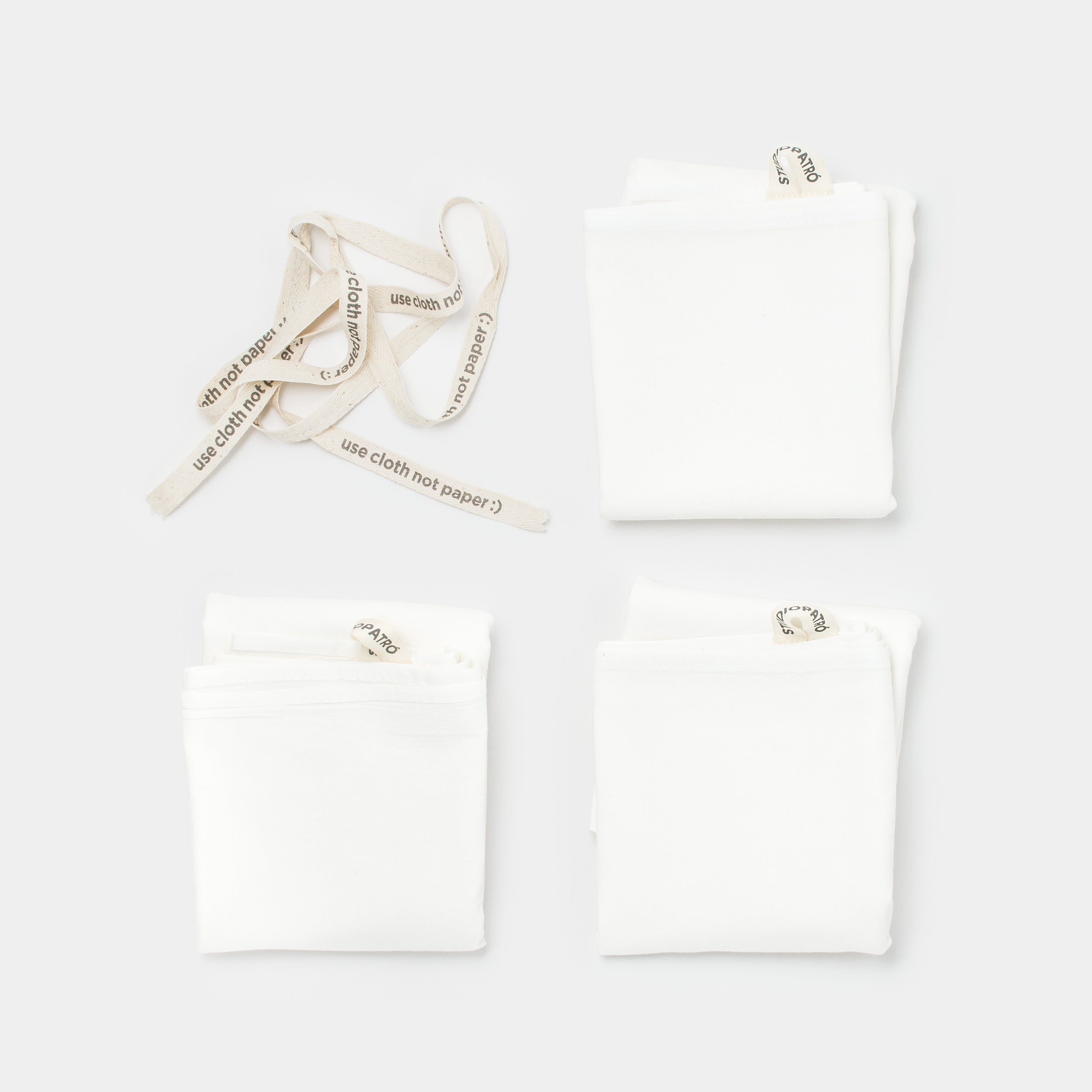 Studiopatro Flour Sack Towels unassembled top